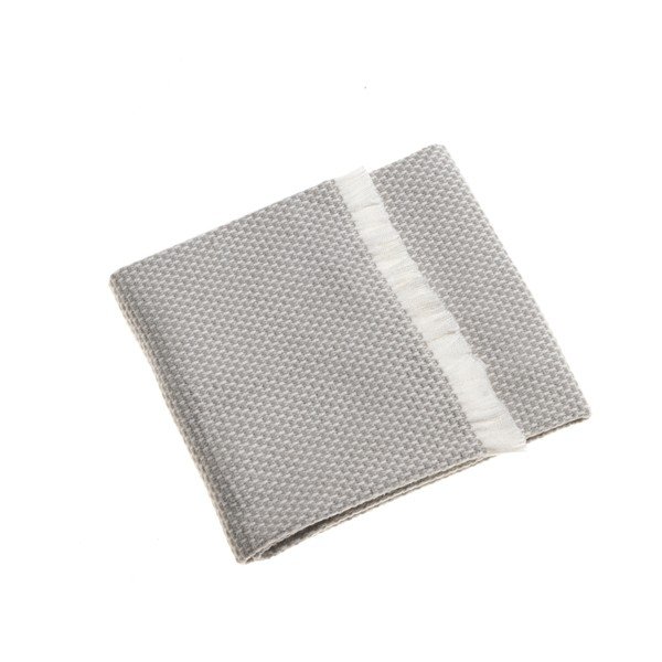 Coperta grigio chiaro in misto cotone 75x110 cm Zen – Euromant