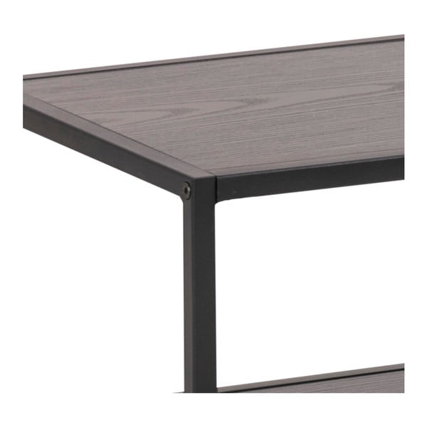 Tavolo TV nero in frassino 120x46 cm Seaford - Actona-image-4