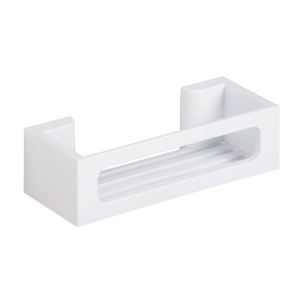 Mensola da bagno senza foratura bianco opaco in plastica con aggancio Turbo-loc Bralia – Wenko-image-2