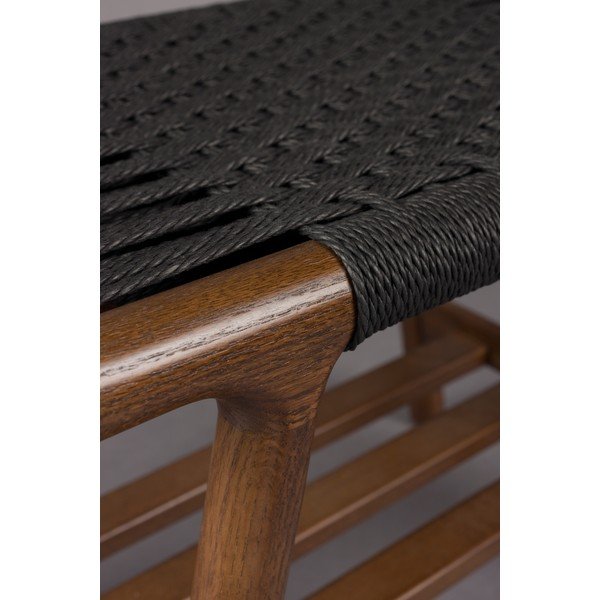 Panchina colore naturale scuro in legno massiccio Kintaro – Dutchbone-image-3