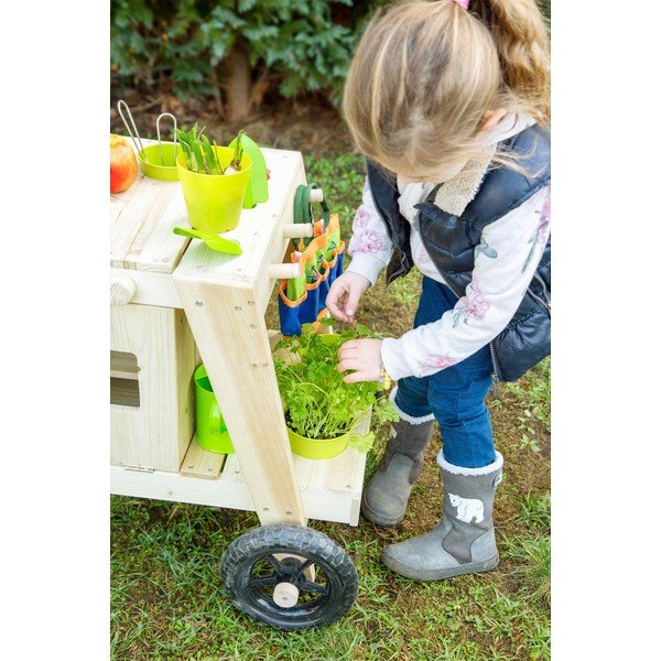 Cucina da esterno in legno per bambini Mud - Legler-image-3