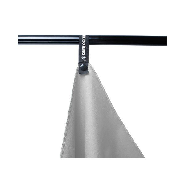 Asciugamano grigio ad asciugatura rapida EKEA, 40 x 80 cm Ekea - DecoKing-image-2