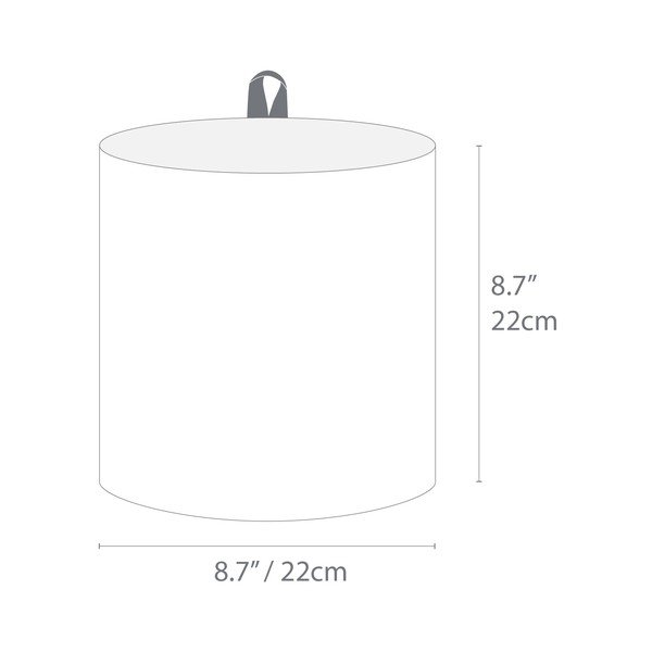 Cestino in tessuto ø 22x22 cm Soft Storage - Bigso Box of Sweden-image-4