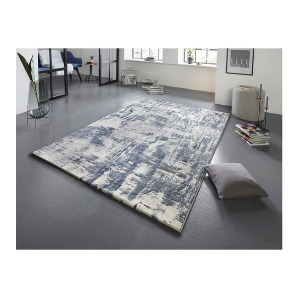 Tappeto Arty Vernon blu-grigio, 120 x 170 cm - Elle Decoration-image-1