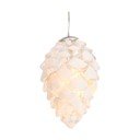 Decorazione natalizia luminosa bianca a sospensione ø 5 cm Celina – Sirius