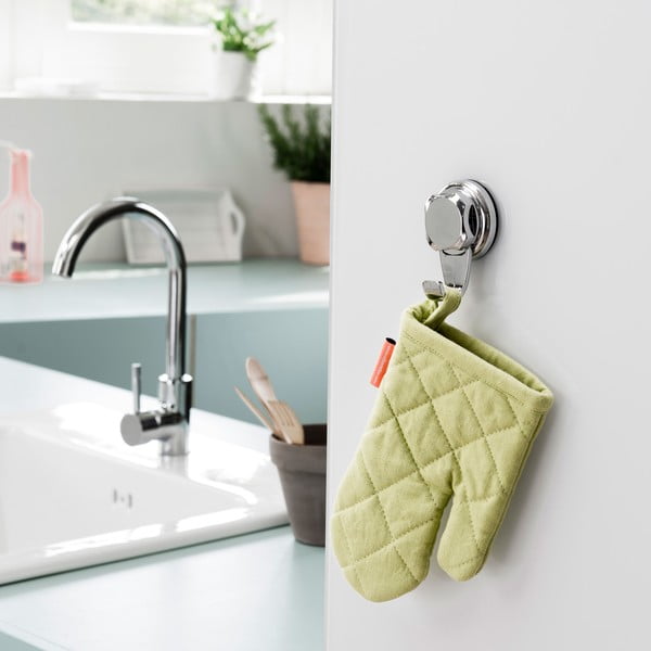 Set di ganci senza foratura argentati in plastica 4 pz Bestlock – Compactor-image-1