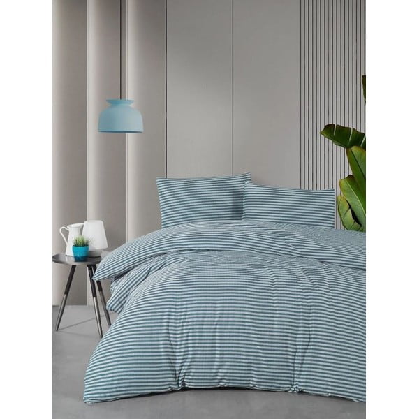 Biancheria da letto blu per letto matrimoniale/per letto prolungato 200x220 cm – Mila Home