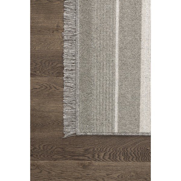 Tappeto in lana grigio chiaro 160x230 cm Panama - Agnella-image-3