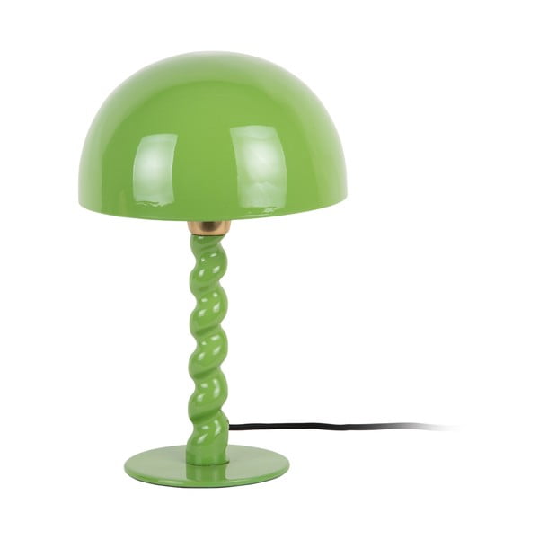 Lampada da tavolo verde con paralume in metallo (altezza totale 39 cm) Prisa – Leitmotiv