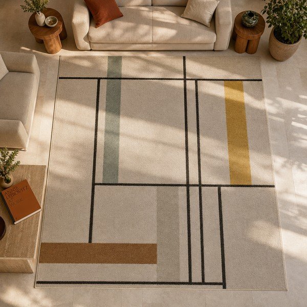 Tappeto beige , 120 x 170 cm Domus - Universal-image-4