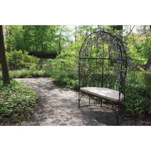 Gazebo da giardino in metallo marrone - Esschert Design-image-1
