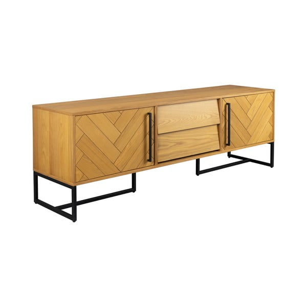 Tavolo TV in rovere 180x60 cm Class - Dutchbone-image-2