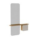 Set da ingresso in rovere con decorazioni in bianco e naturale One More Look - UMAGE