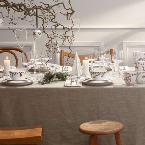 Set di tovaglioli in tessuto 4 pz Hammershøi - Kähler Design-image-3