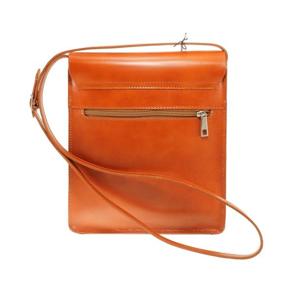 Borsa Valeria in pelle marrone cognac - Chicca Borse-image-2