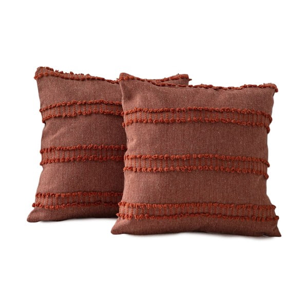 Federe decorative in set 2 pz 43x43 cm Tuffet – Mioli Decor