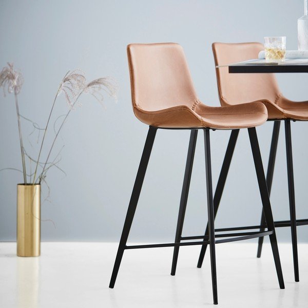 Sgabello da bar marrone (altezza della seduta 65 cm) Hype – DAN-FORM Denmark-image-1