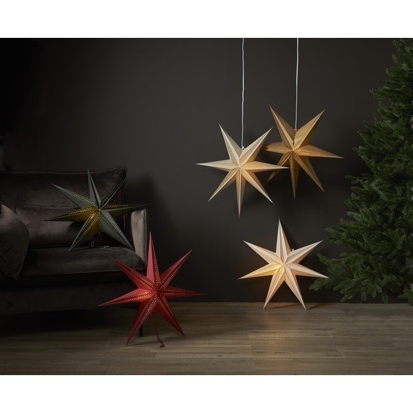 Decorazione luminosa natalizia di colore oro ø 60 cm Point - Star Trading-image-4