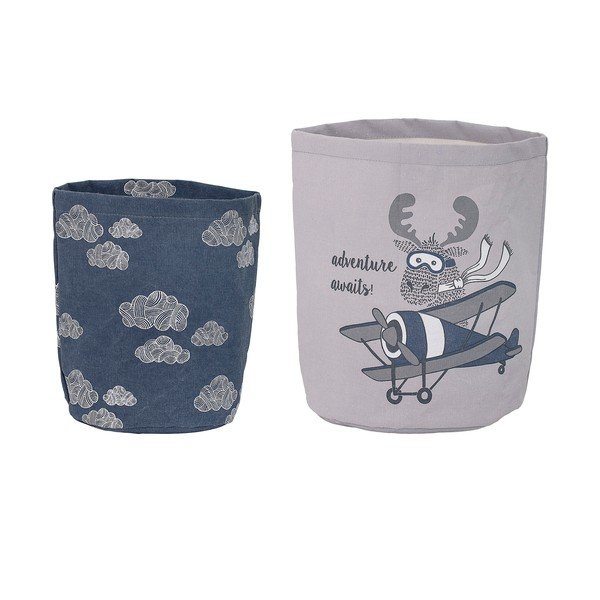 Set di 2 cestini portaoggetti Orvo - Bloomingville