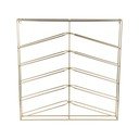 Portabottiglie da parete dorato in metallo numero di bottiglie 10 67x66x7,5 cm Cuadro – PT LIVING