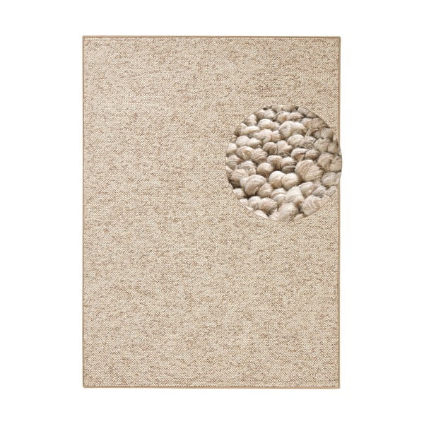 Tappeto beige-marrone 140x200 cm Wolly - BT Carpet