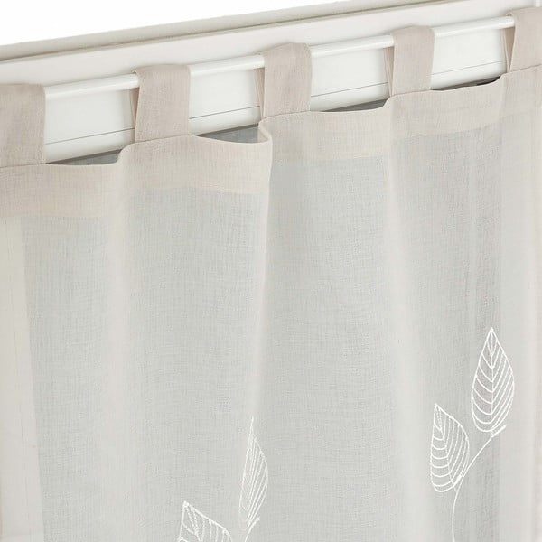 Set di 2 tende in voile beige 60x90 cm Berry - douceur d'intérieur-image-1