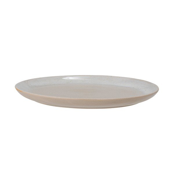 Piatto in gres beige, ø 27 cm Taupe - Bloomingville-image-1