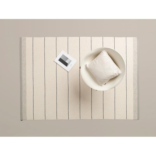 Tappeto da interno/esterno grigio chiaro/color crema 60x85 cm Belle Warm Grey – Pappelina-image-2