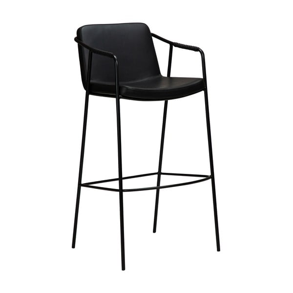 Sgabello da bar in similpelle nera, altezza 105 cm Boto - DAN-FORM Denmark