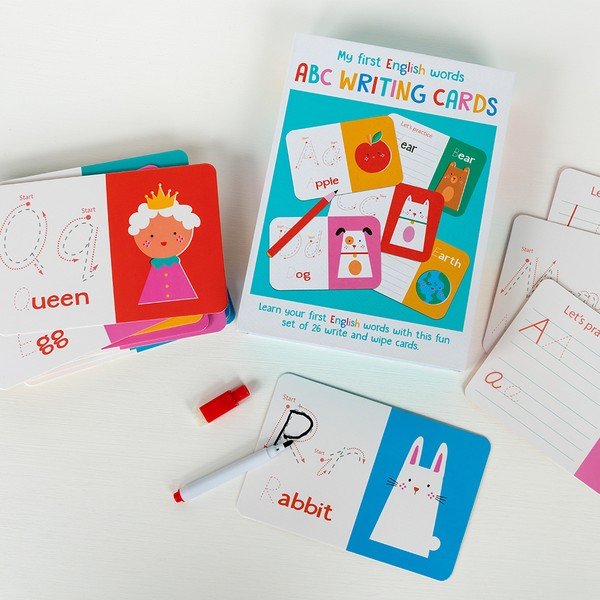 Set creativo per scrivere ABC Learning Cards - Rex London-image-1