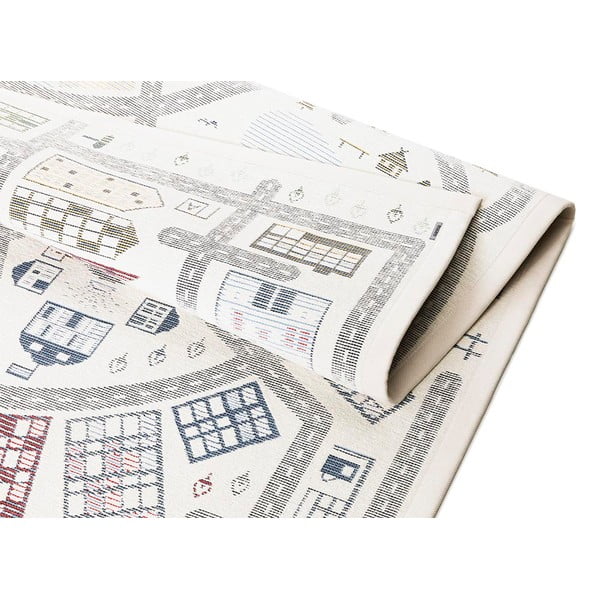 Tappeto bianco reversibile per bambini , 140 x 200 cm Ülejõe - Narma-image-4