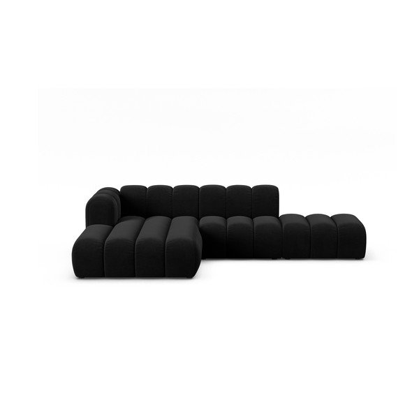 Divano angolare antracite ad angolo sinistro Lupine - Micadoni Home