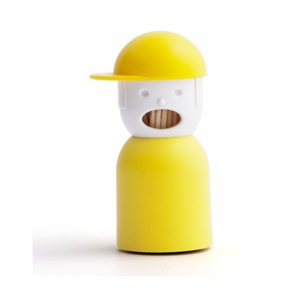 Porta stuzzicadenti giallo &CO Picky Boy - Qualy