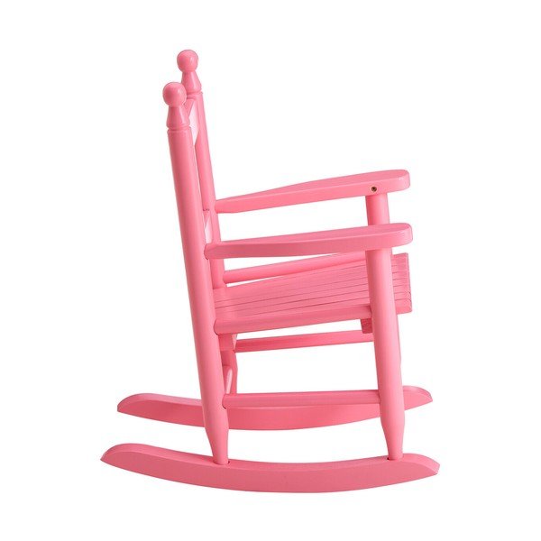 Sedia per bambini rosa in pioppo massiccio – Premier Housewares-image-4