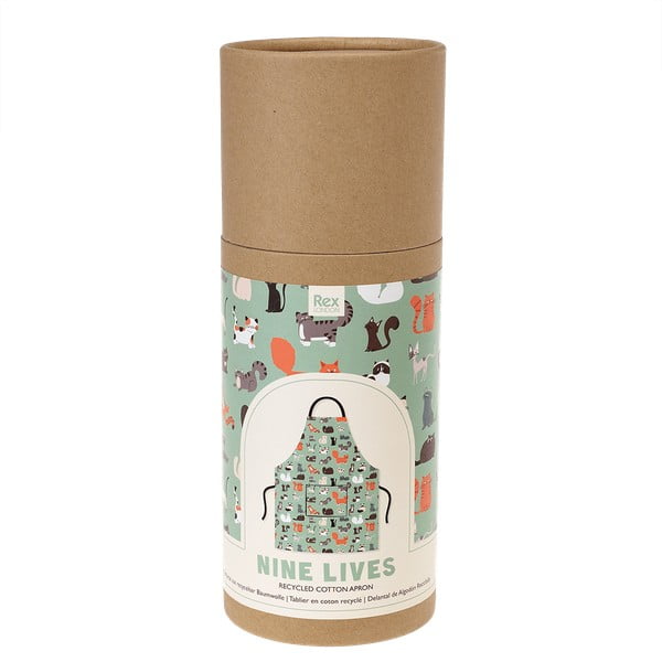 Grembiule in cotone riciclato Nine Lives - Rex London-image-3
