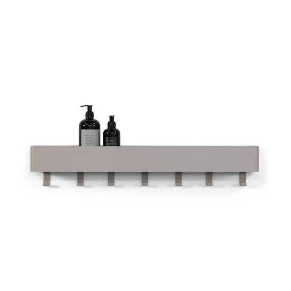 Mensola da bagno in acciaio grigio chiaro montata a parete Multi - Spinder Design