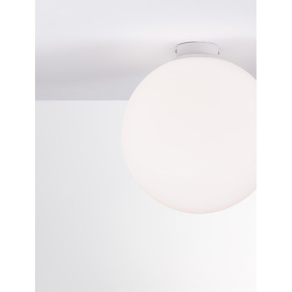 Plafoniera bianca in vetro Nevoso – Nova Luce-image-4