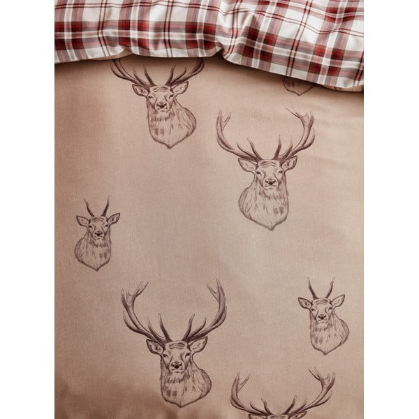 Biancheria da letto beige , 135 x 200 cm Stag - Catherine Lansfield-image-4