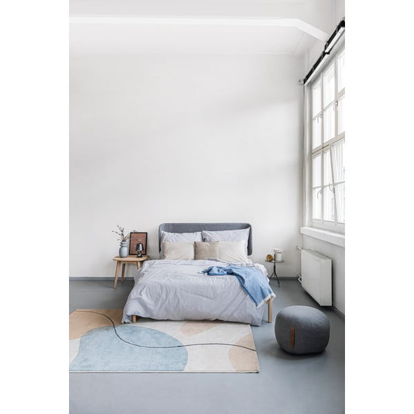 Biancheria da letto matrimoniale grigio chiaro in cotone stonewashed , 200 x 200 cm - Bonami Selection-image-4