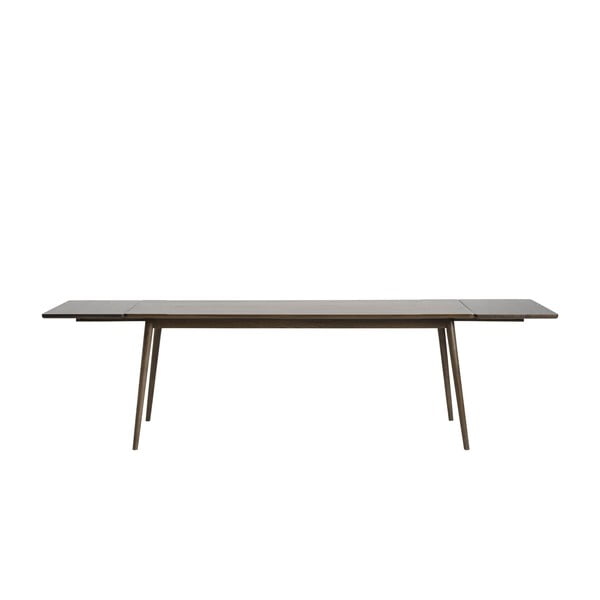 Tavolo da pranzo allungabile marrone con piano effetto rovere 190x90 cm Barrali - Unique Furniture-image-2