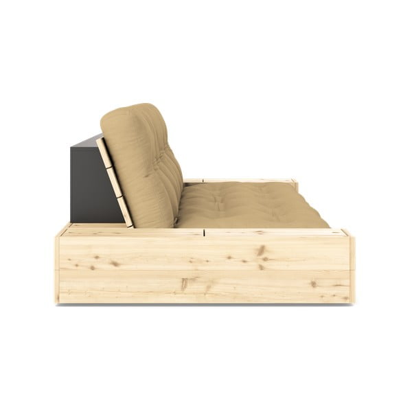 Divano letto color senape 244 cm Base - Karup Design-image-3