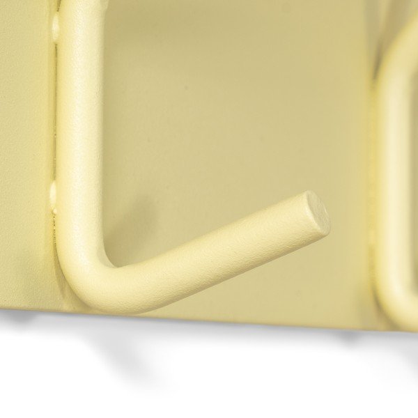 Attaccapanni da parete giallo chiaro in acciaio 40 cm Fusion – Spinder Design-image-4