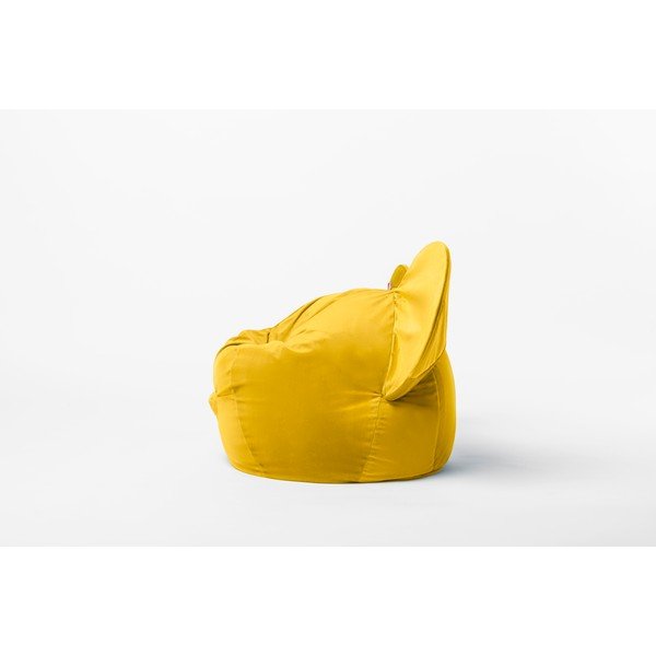 Borsa per seggiolino in velluto giallo Ears - The Brooklyn Kids-image-2