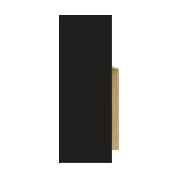 Tavolo da lavoro con piano in rovere 130x50 cm Mitch - TemaHome-image-3