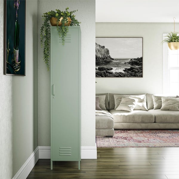 Armadio in metallo verde 38x185x40 cm Mission District - Støraa-image-1