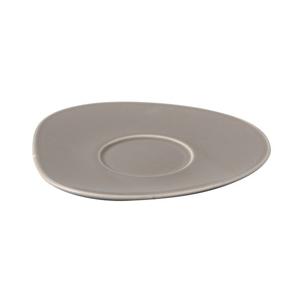 Piattino in porcellana grigia Villeroy & Boch , 17,5 cm Like Organic - like | Villeroy & Boch-image-1