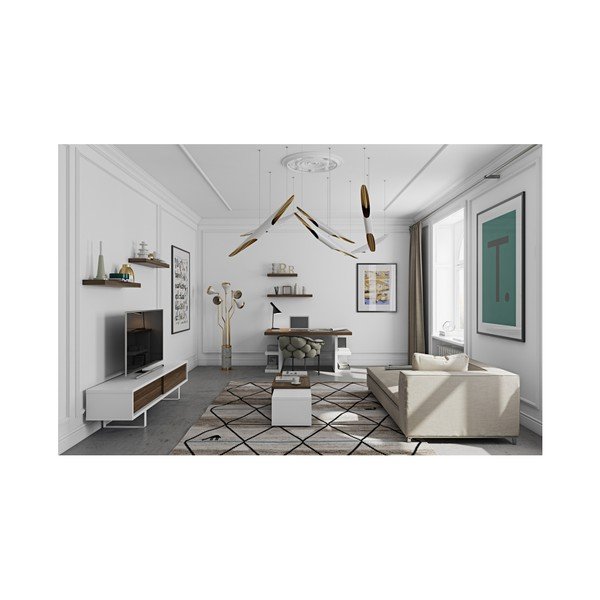 Tavolo da lavoro marrone, lunghezza 160 cm Multi - TemaHome-image-1