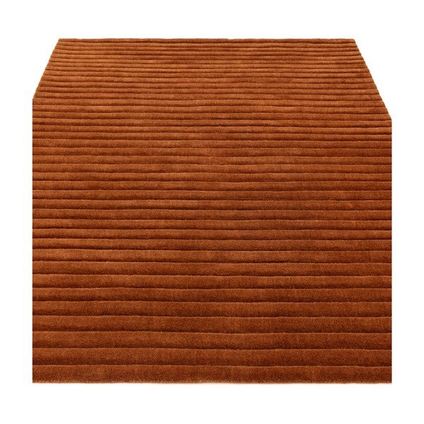 Tappeto color terracotta in lana tessuto a mano 120x170 cm – Asiatic Carpets-image-1
