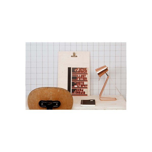 Lampada da tavolo in metallo color rame Z - Leitmotiv-image-2