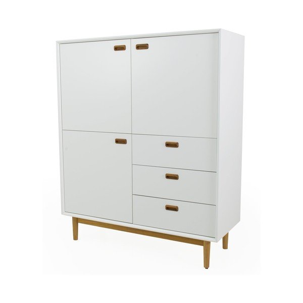 Cassettiera bianca 114x137 cm Svea - Tenzo-image-2